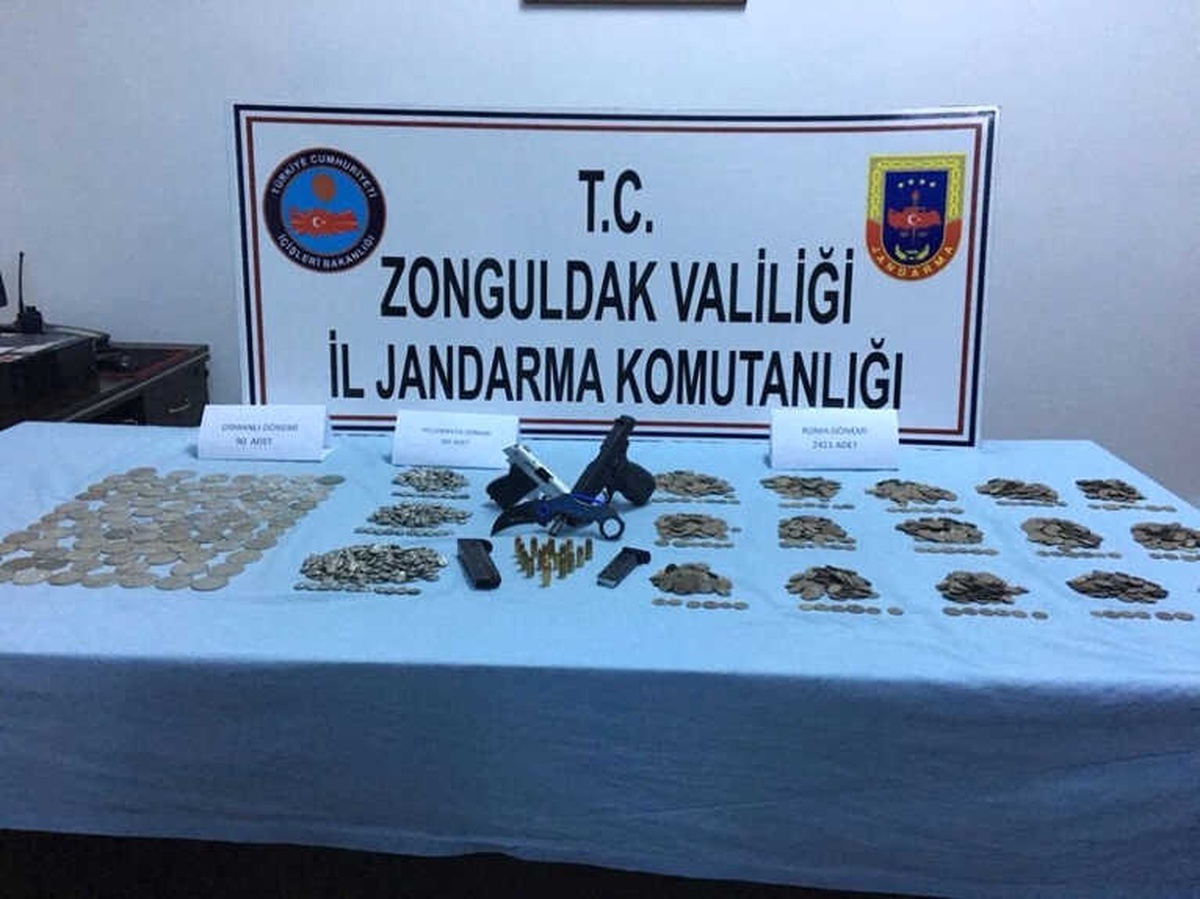 Zonguldak\'da Roma Dönemine Ait Tarihi Eser Ele Geçirildi