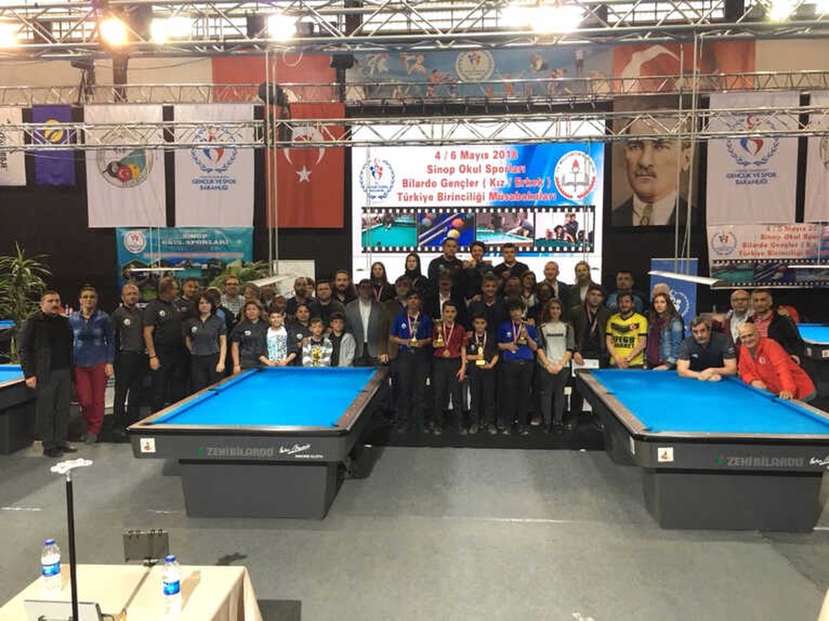 Sinop\'ta Bilardo Gençler Türkiye Şampiyonası