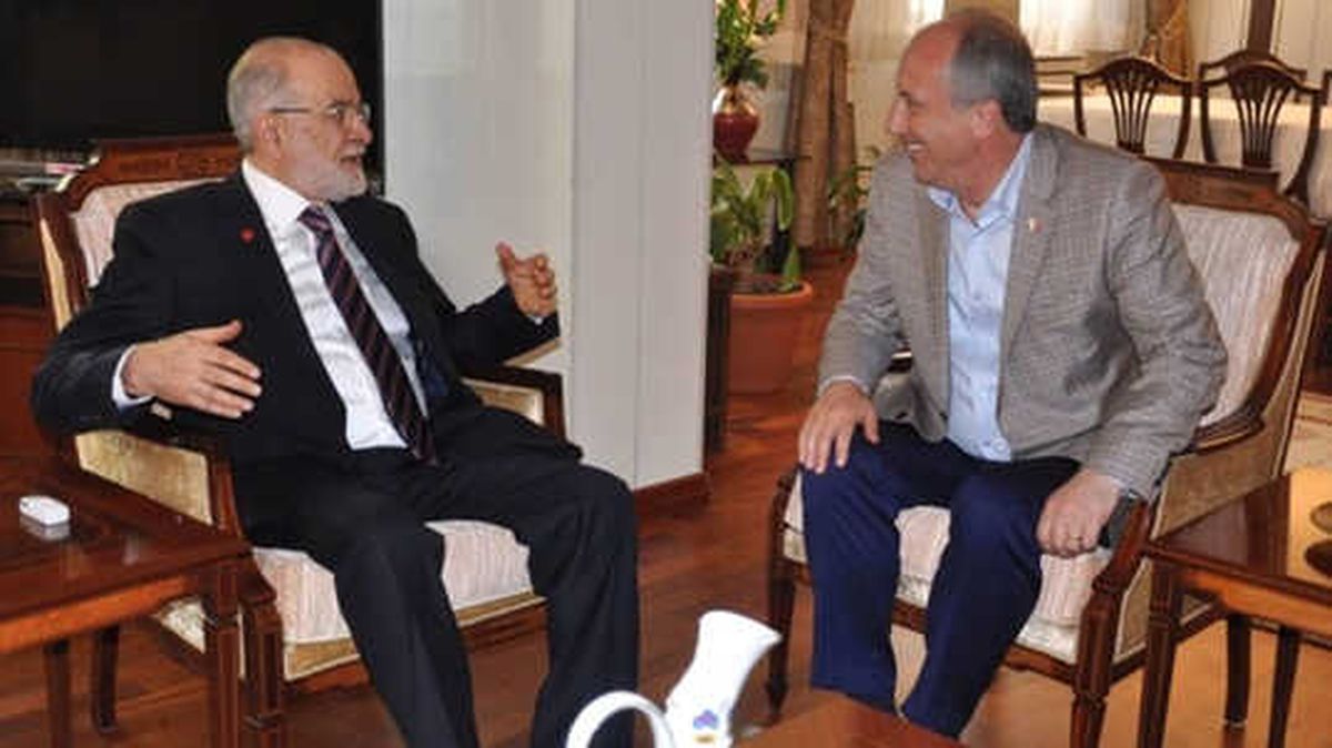 Cumhurbaşkanı Adayı Karamollaoğlu ile İnce Bir Araya Geldi
