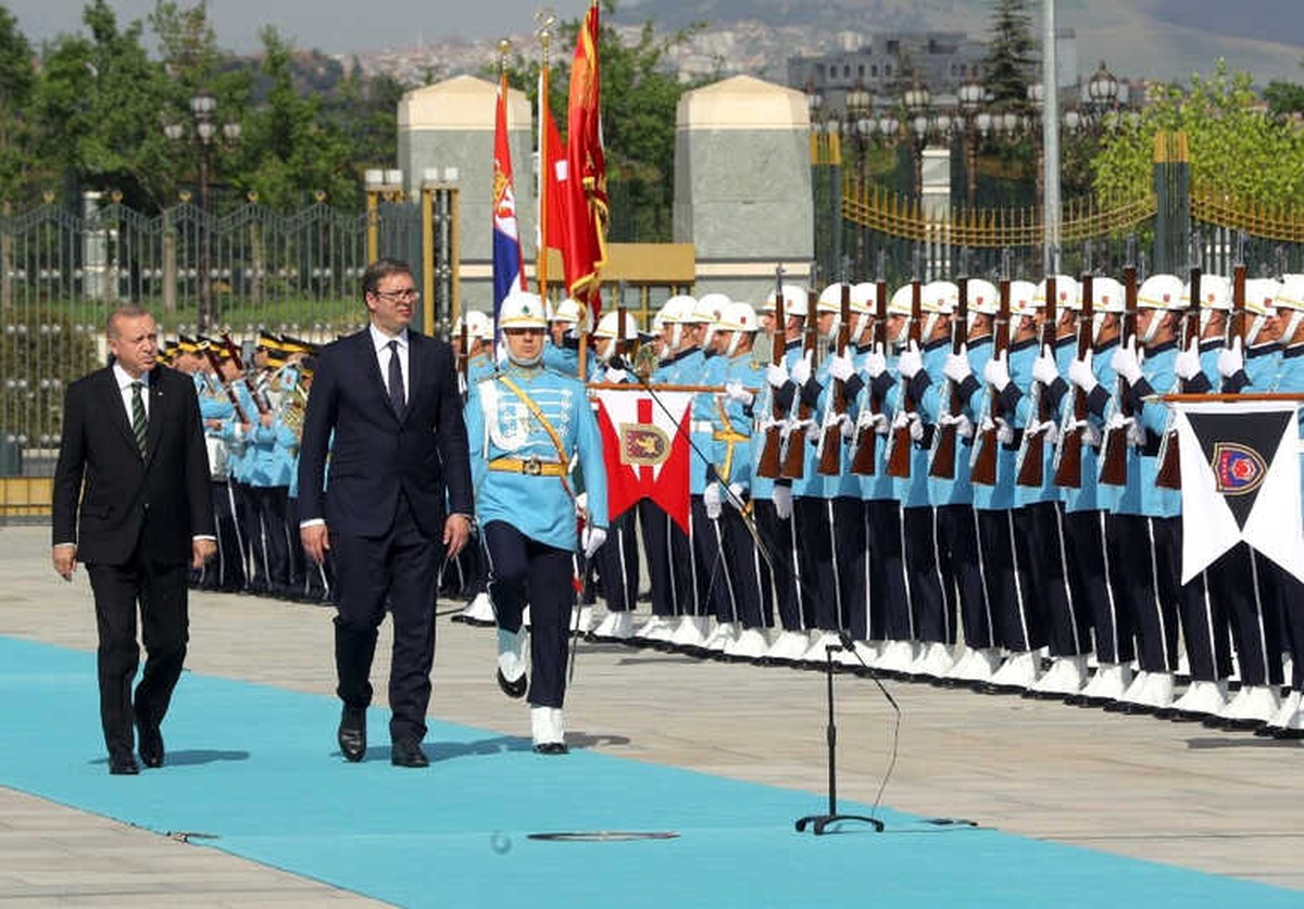 Cumhurbaşkanı Erdoğan, Sırbistan Cumhurbaşkanı Vuçiç\'i Karşıladı