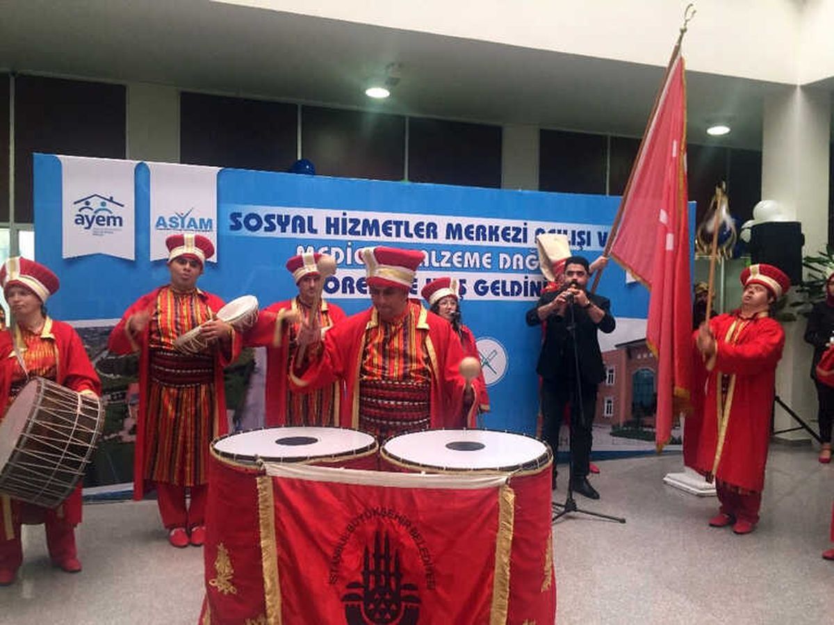 Engelli Mehter Takımından "Engelsiz" Performans