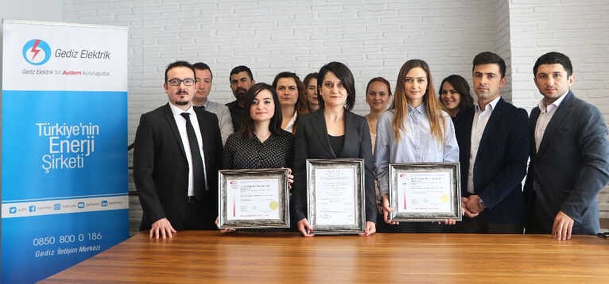 Gediz Elektrik, Kalite Yönetim Sistemi Belgelerini Almaya Hak Kazandı
