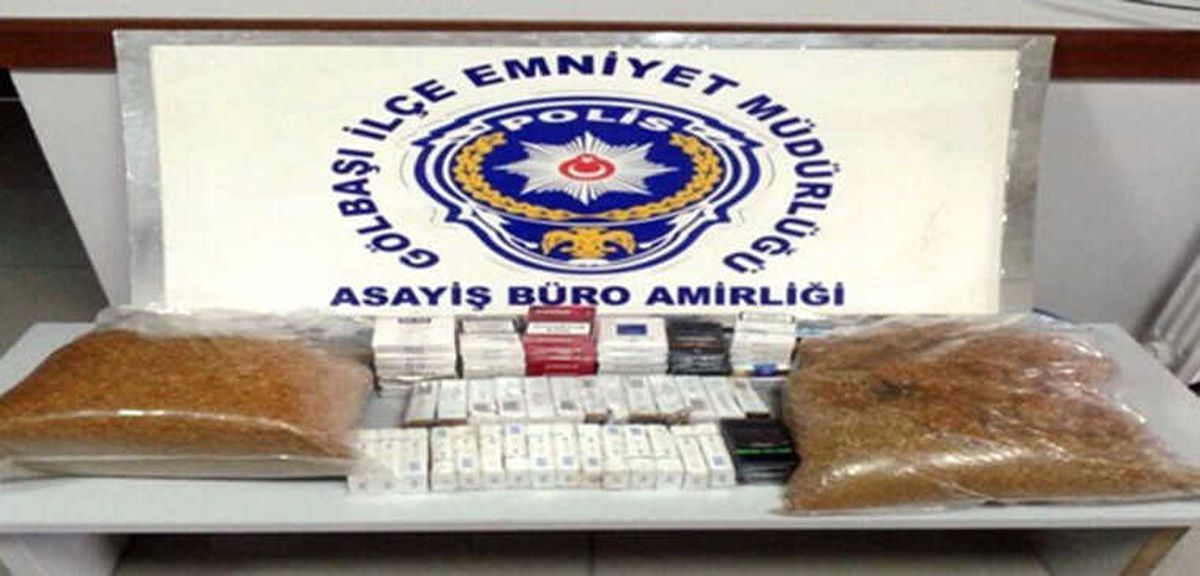 Gölbaşı\'nda Kaçak Sigara Operasyonu