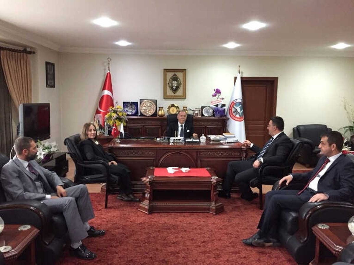 İyi Parti Milletvekili Aday Adayı Canan Uçar\'dan Esob Başkanı Fırat\'a Ziyaret