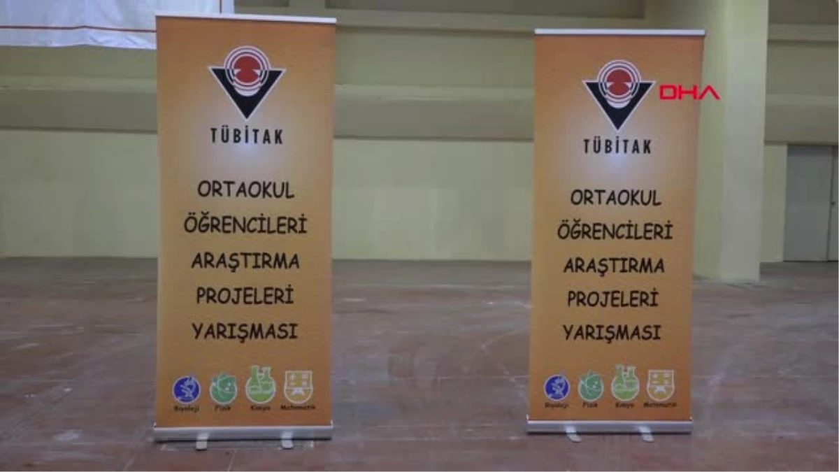 Kayseri-Ortaokul Öğrencileri Araştırma Projeleri Kayseri\'de Sergilendi