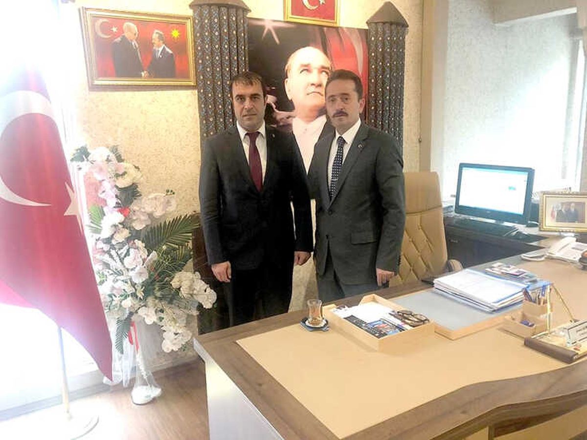 Arif Karadağ, İl Kültür ve Turizm Müdürlüğü\'ndeydi