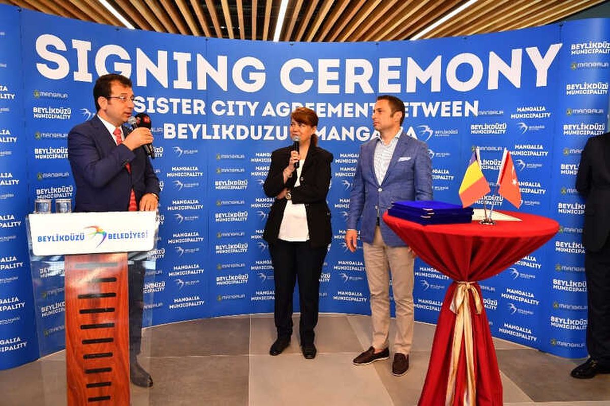 Beylikdüzü Romanya\'nın Mangalia Kenti ile Kardeş Oldu
