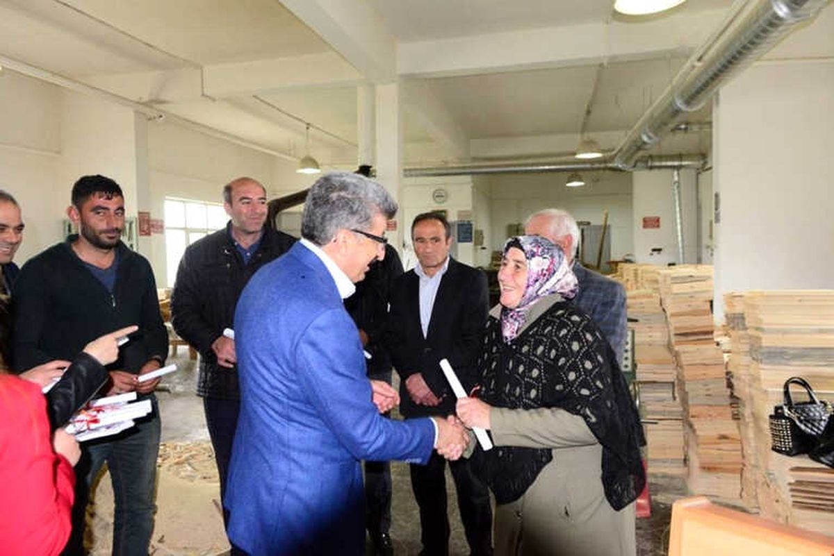 Çoban Evleri Muhtarlara Teslim Edildi
