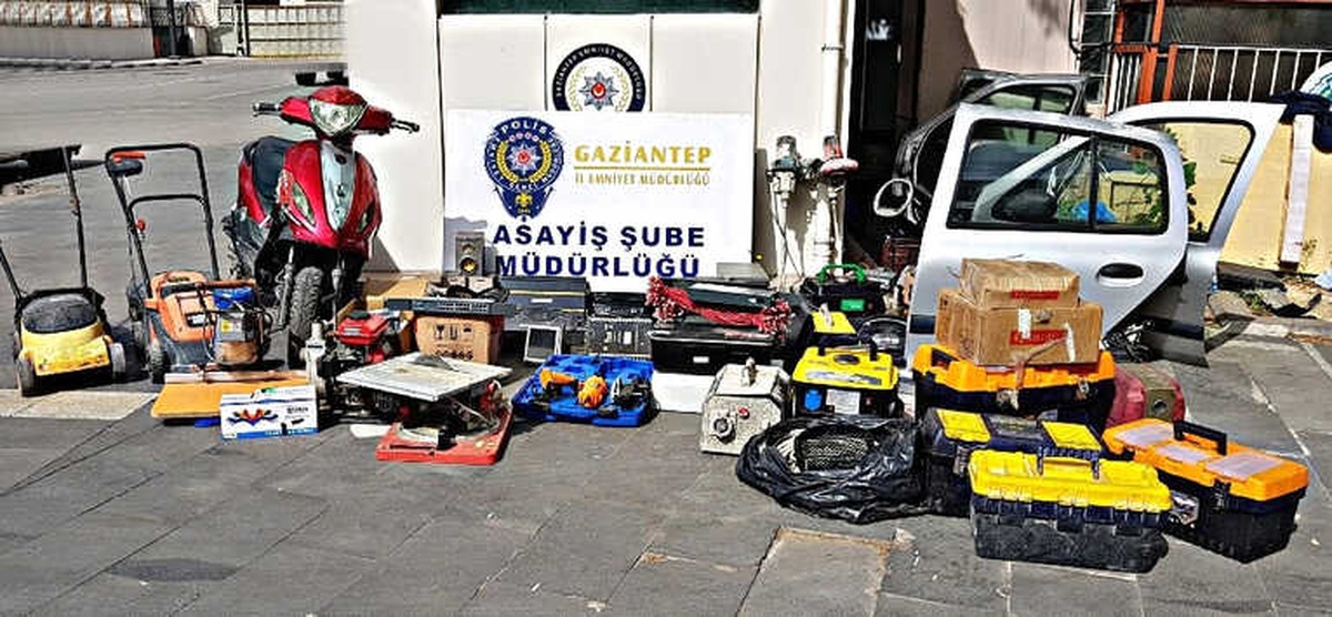 Gaziantep\'te Hırsızlık Şüphelelerine Operasyon