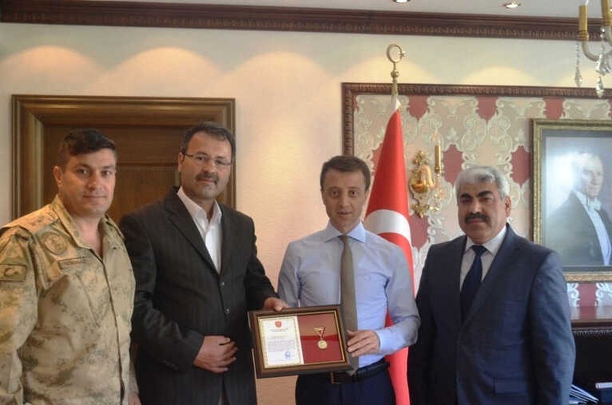 TSK\'dan Gürün\'e Gümüş Madalya ve Berat