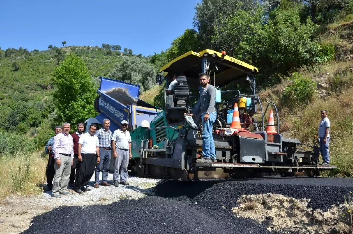 Alanya Kırsalına Sıcak Asfalt