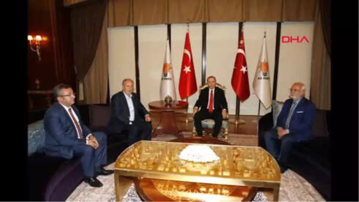 Cumhurbaşkanı Adayı İnce, Cumhurbaşkanı Erdoğan ile Görüşmek İçin AK Parti Genel Merkezi\'nde