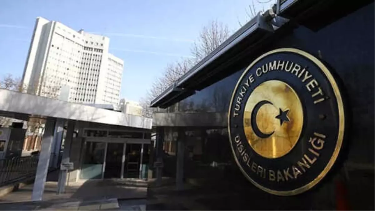 Dışişleri Bakanlığı: ABD\'nin Kararı Talihsiz Bir Adım