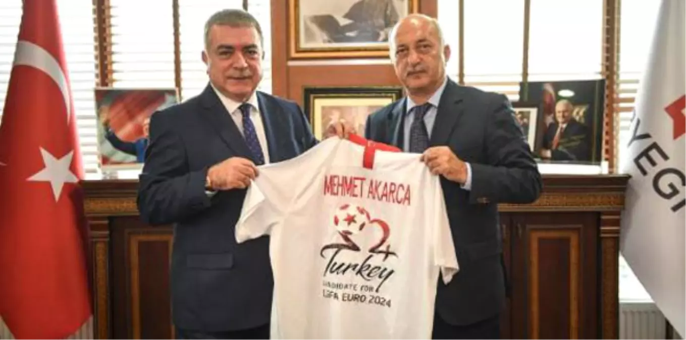 Tff\'den Akarca\'ya UEFA Euro 2024 Ziyareti