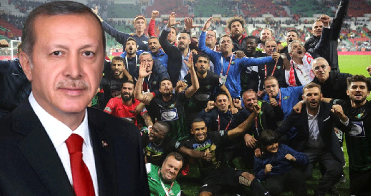 Cumhurbaşkanı Erdoğan\'dan Şampiyonluk Mesajı: Tebrikler Akhisarspor