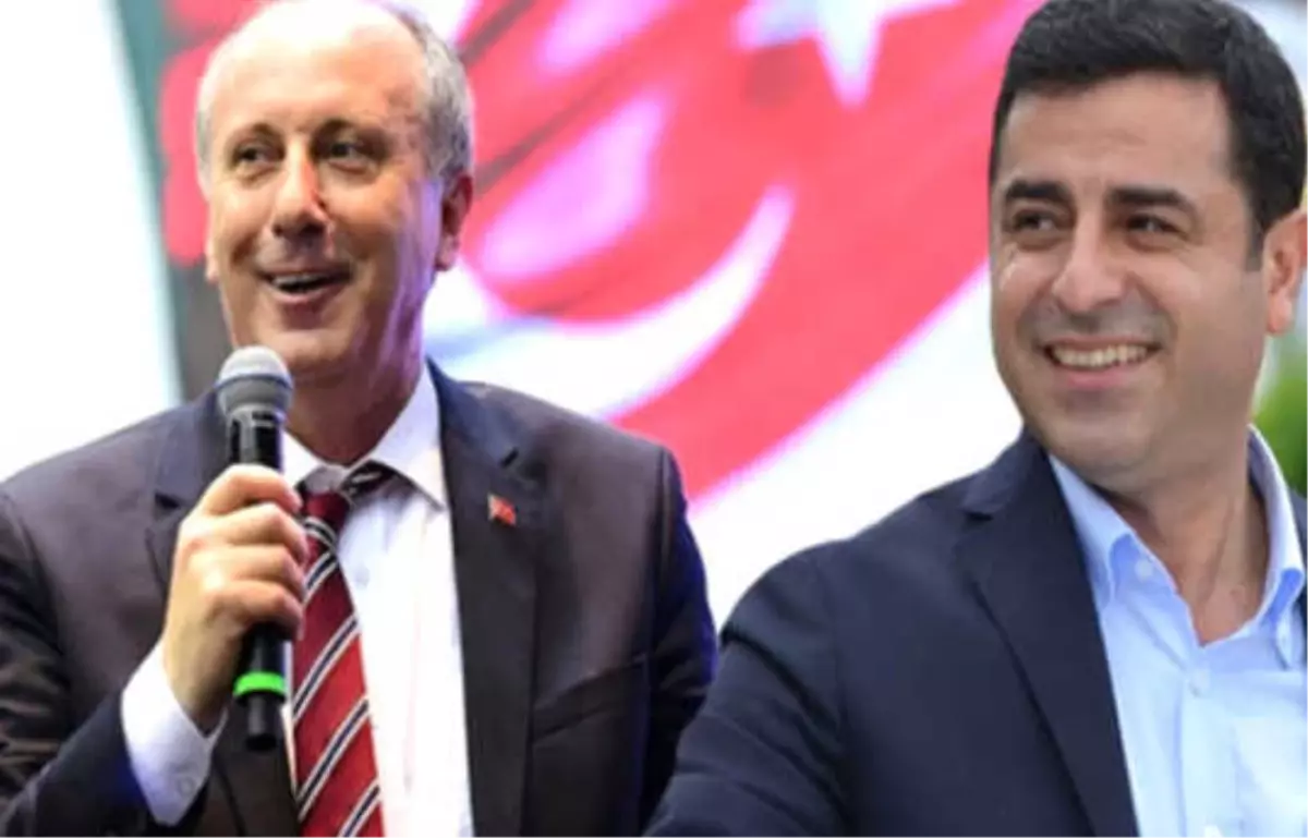 Demirtaş\'tan Muharrem İnce\'ye Espri