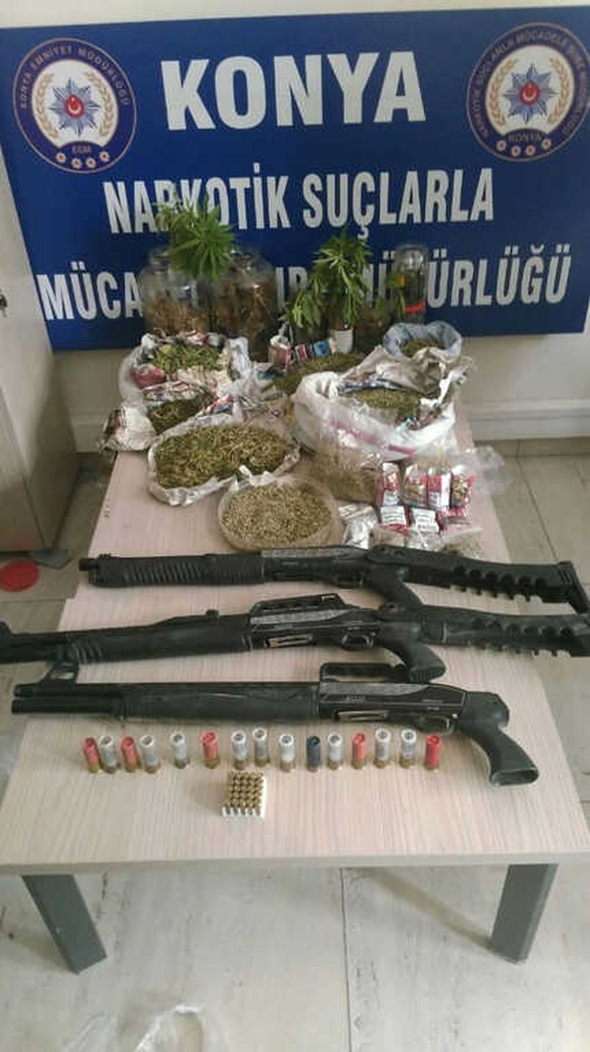 Konya\'da Uyuşturucu Madde Operasyonu