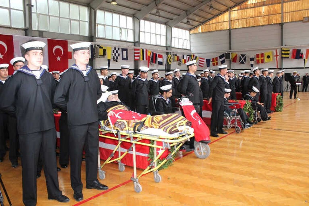 62 Engelli Genç Bahriyeli Olup Yemin Etti