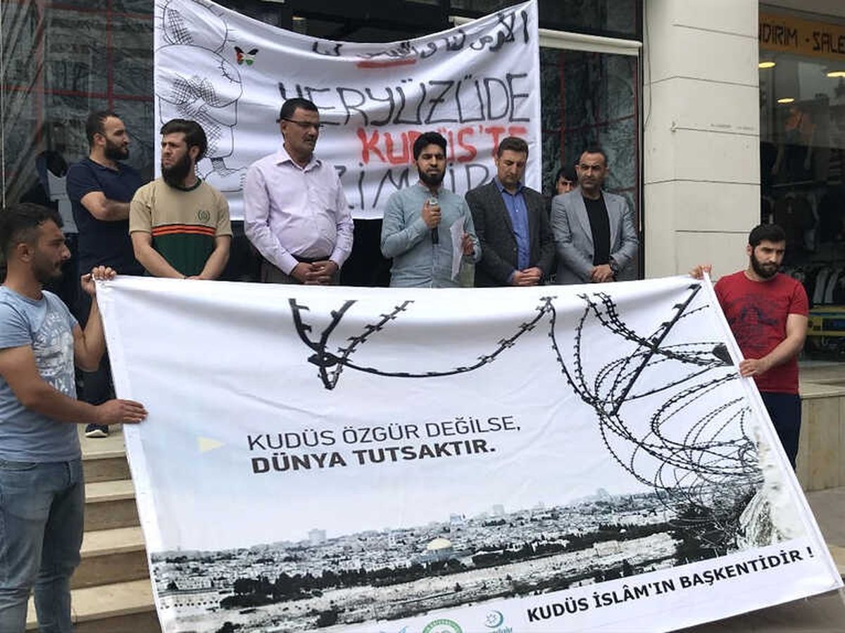 Iğdır\'da Kudüs İçin Basın Açıklaması
