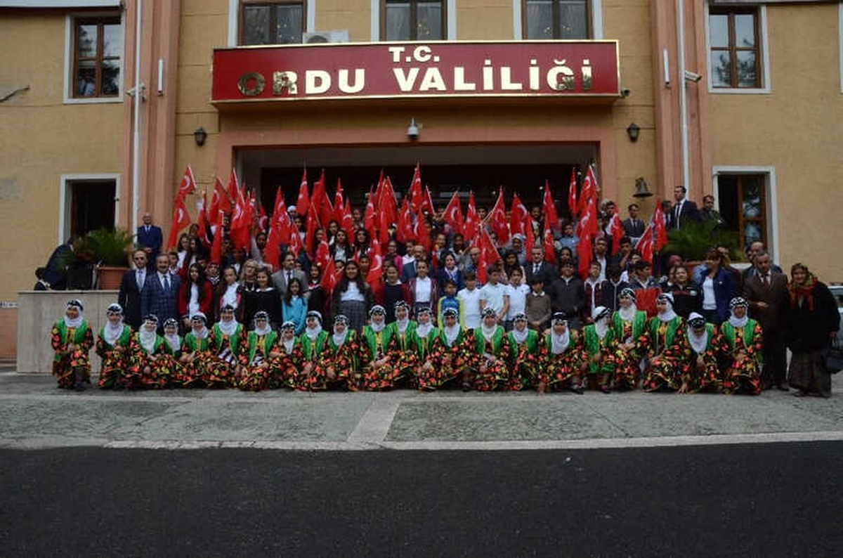 Kilis\'ten Ordu\'ya Gelen Öğrenciler Törenle Karşılandı