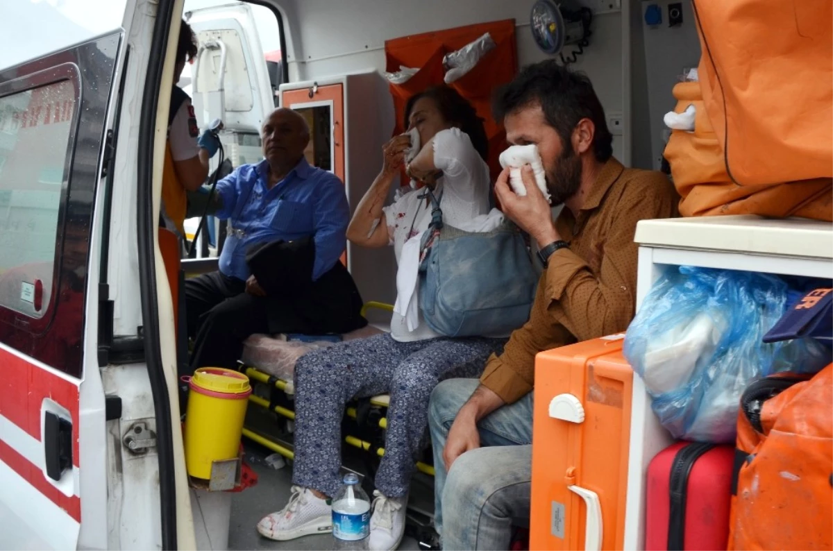 Milas\'ta Yolcu Otobüsü Çöp Kamyonuna Çarptı: 9 Yaralı