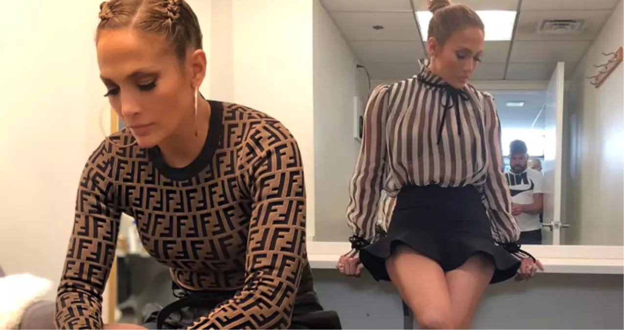 Jennifer Lopez\'in Mini Elbisesiyle Paylaşımı Sosyal Medyayı Salladı