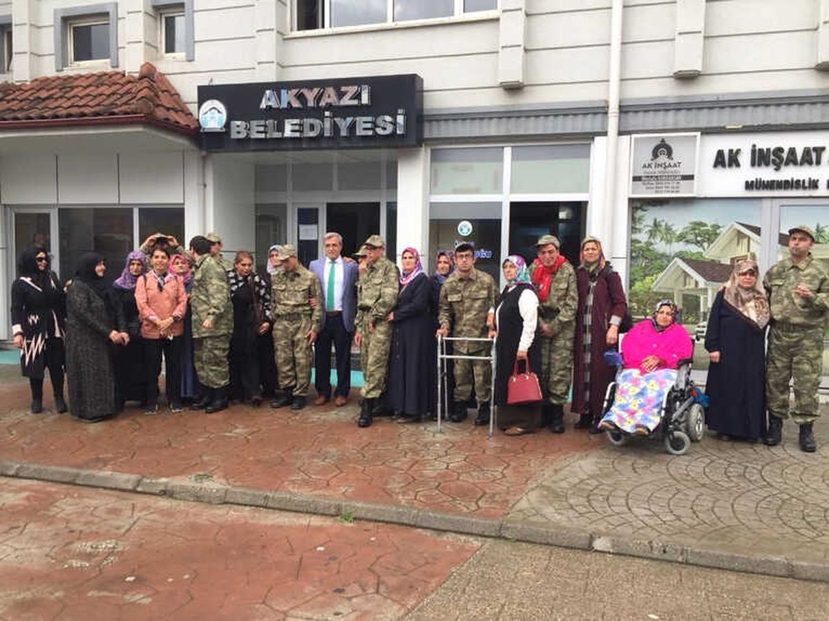 Sakarya\'da 17 Engelli Genç Temsili Askerlik Yaptı