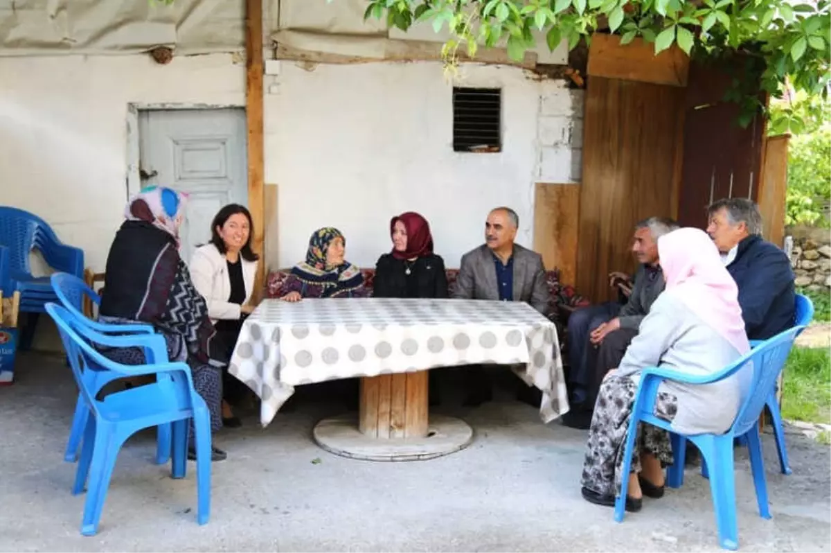 Başkan Aydın\'dan Anneler Günü Ziyaretleri