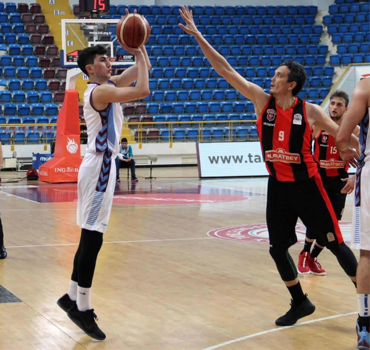 Tahincioğlu Basketbol Süper Ligi: Trabzonspor: 76 - Muratbey Uşak: 91