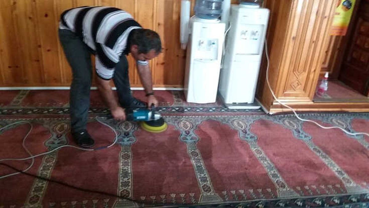 Alaplı\'daki Camilerde Ramazan Temizliği