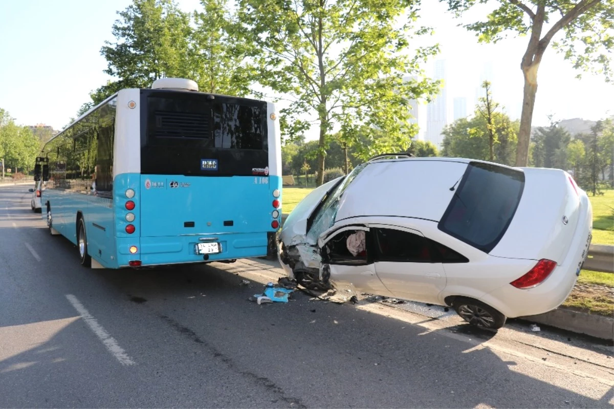 2 Teker Üzerinde 35 Metre Sürüklendi