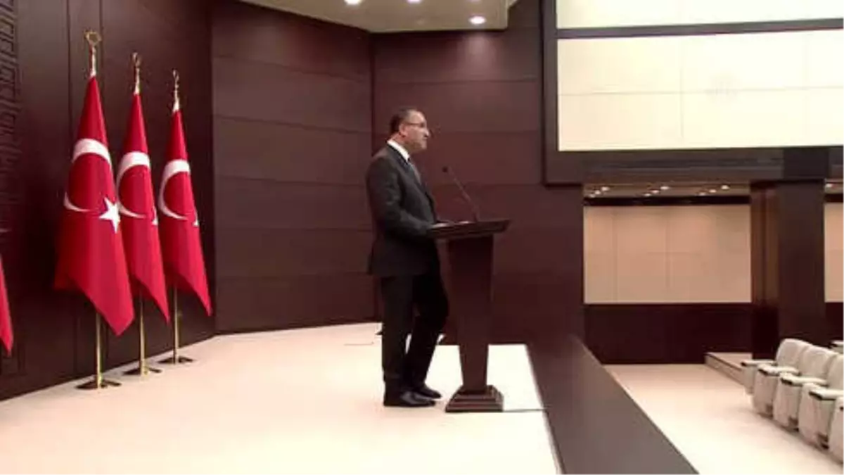 Bozdağ: "(Gazze\'de Filistinlilerin Şehit Edilmesi) Üç Gün Süreyle Yas İlan Edilmesine Karar...