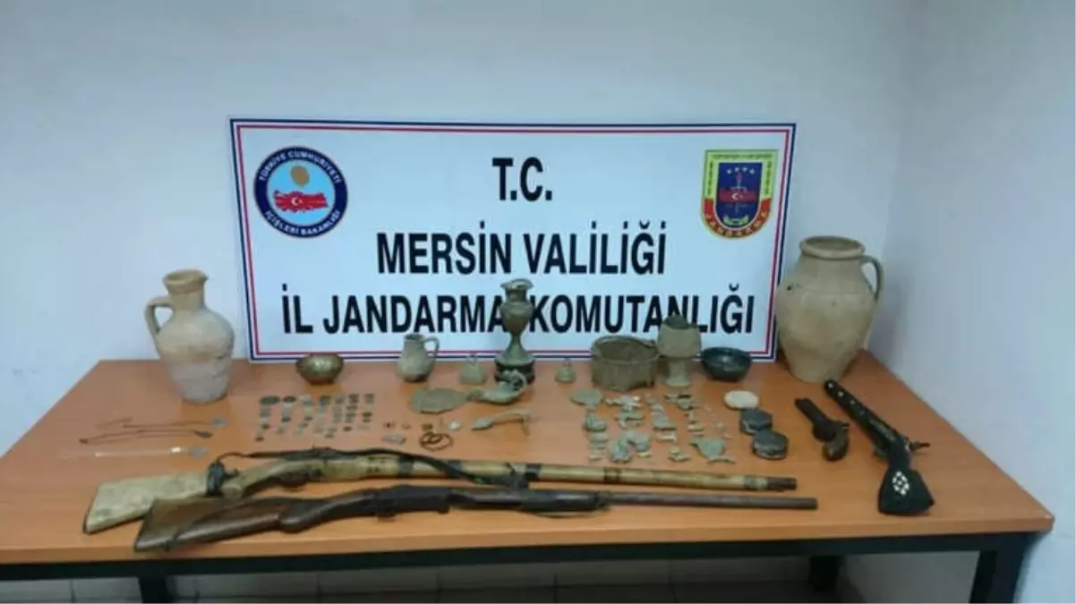 Mersin\'de Kaçak Kazı Yapan 1 Kişi Gözaltına Alındı