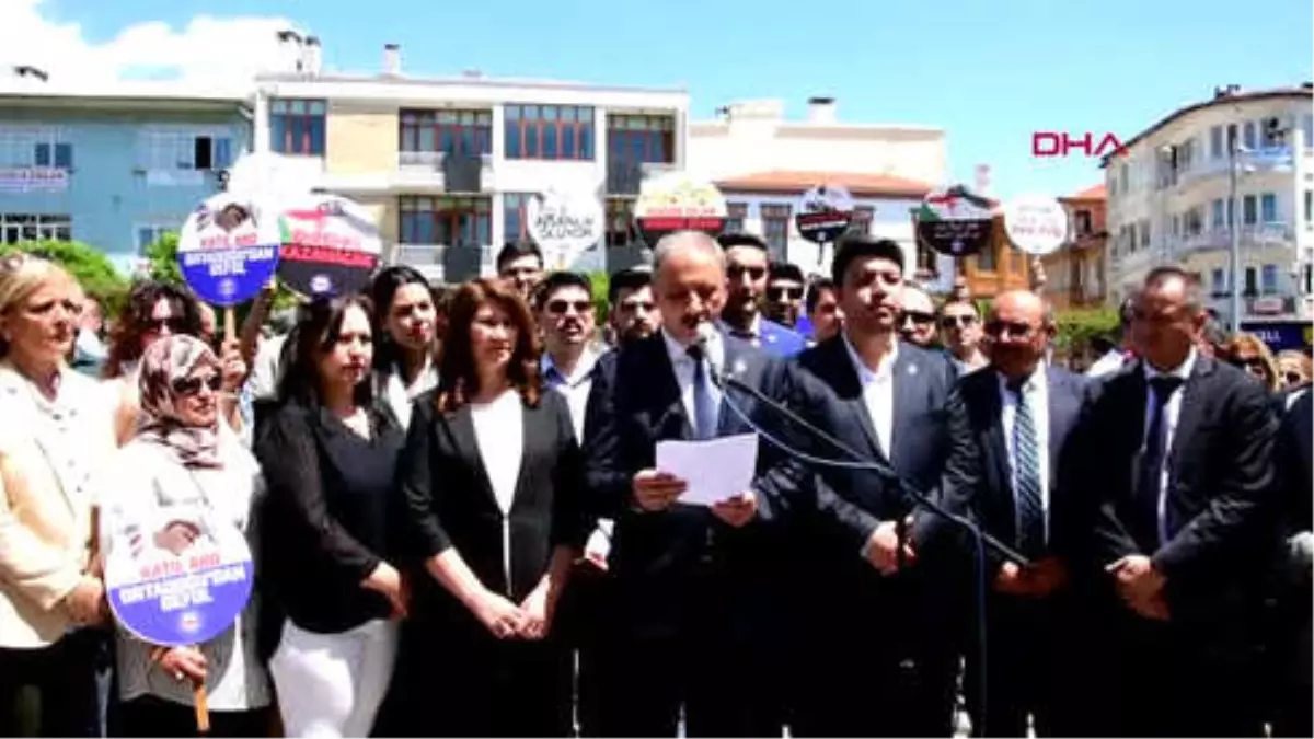 Muğla\'da AK Parti\'den İsrail Protestosu