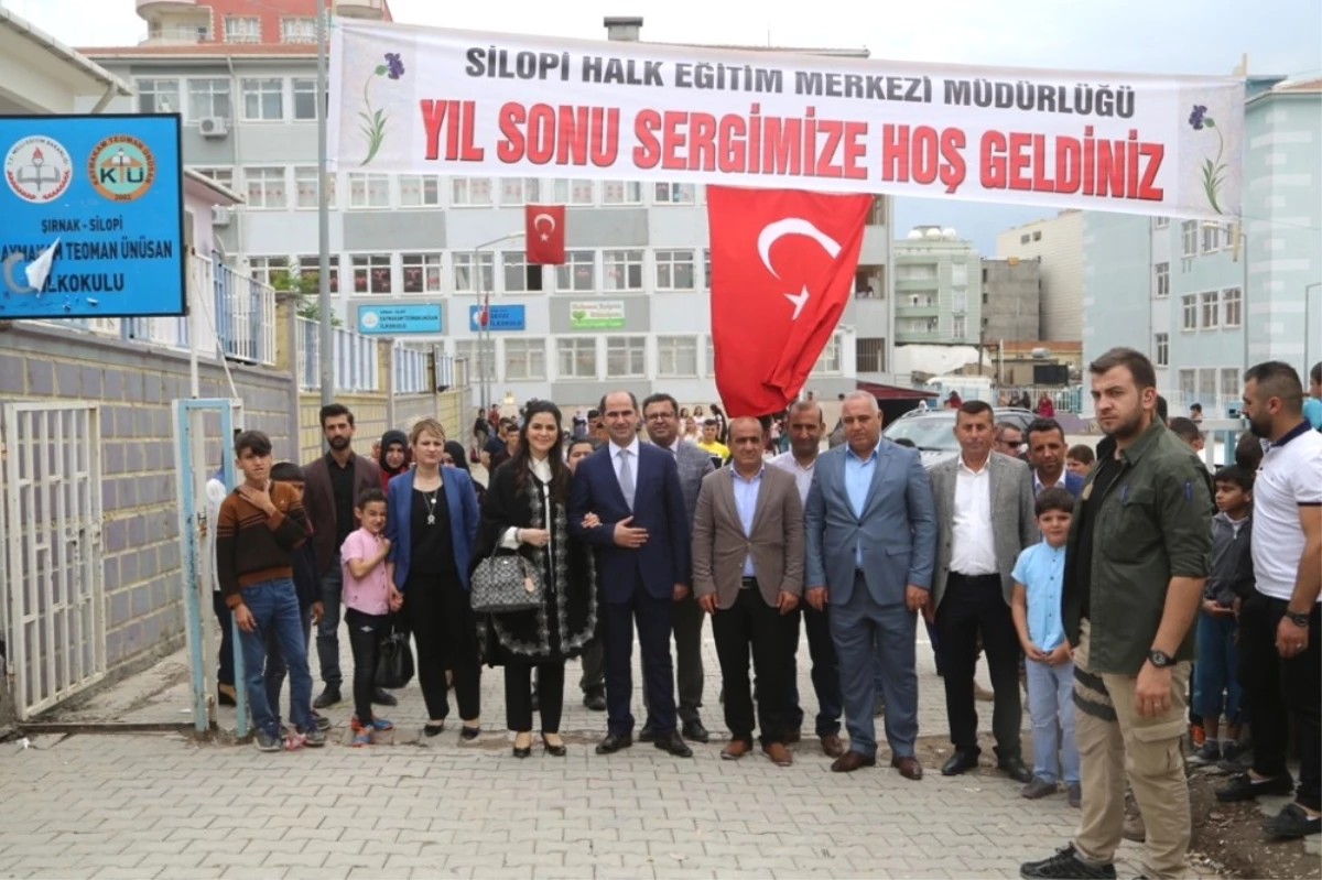 Silopi Halk Eğitim Merkezi\'nden Yıl Sonu Sergisi