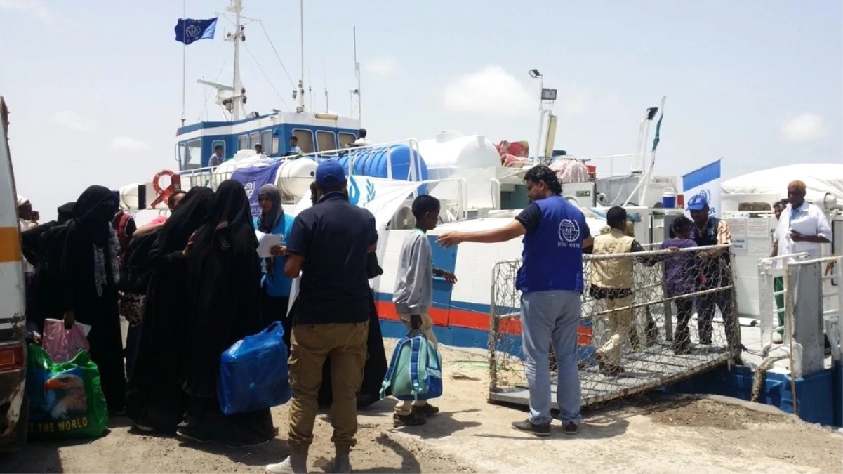 Yemen\'den Tahliye Edilen Somalililerin Sayısı Bin 64\'e Ulaştı