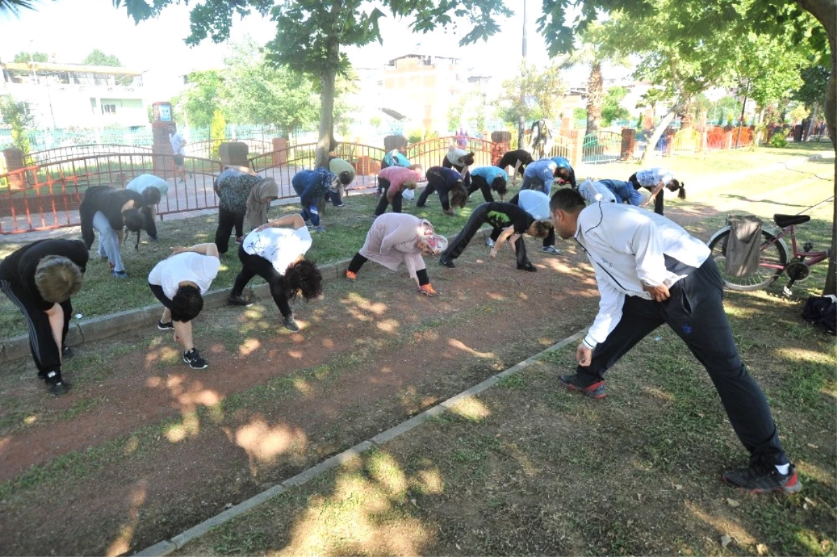 Aydınlı Kadınlardan Sabah Sporuna Yoğun İlgi