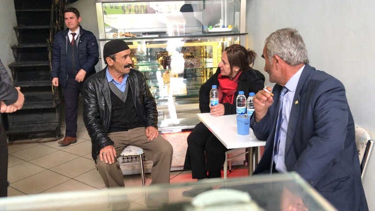 İyi Parti Milletvekili Aday Adayı Canan Uçar, Seçim Çalışmalarını Aşkale\'de Sürdürdü