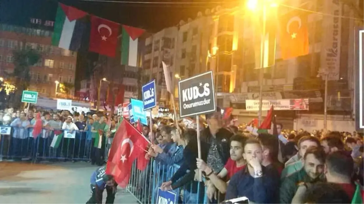 Pendik\'te Kudüs Protestosu