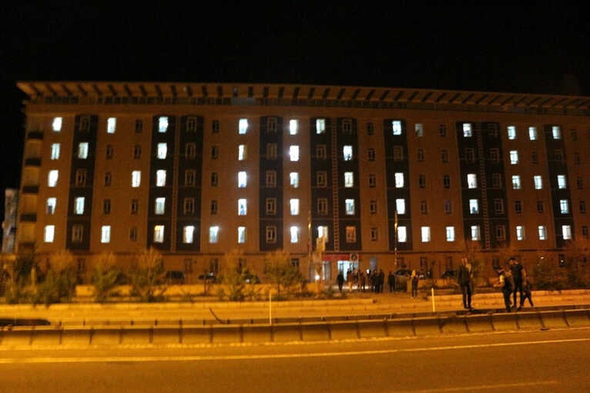 Ağrı\'da Kyk Yurtları \'Kudüs\' ile Aydınlandı
