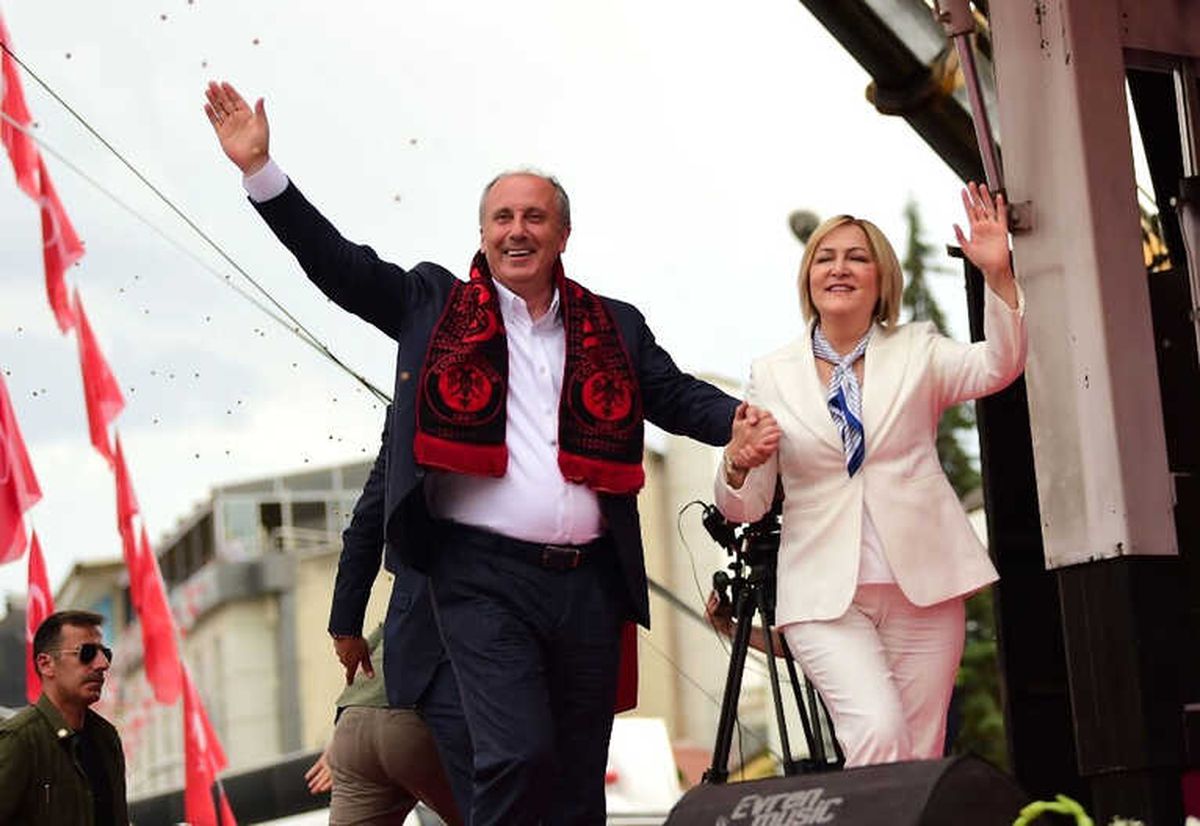 CHP Cumhurbaşkanı Adayı Muharrem İnce;