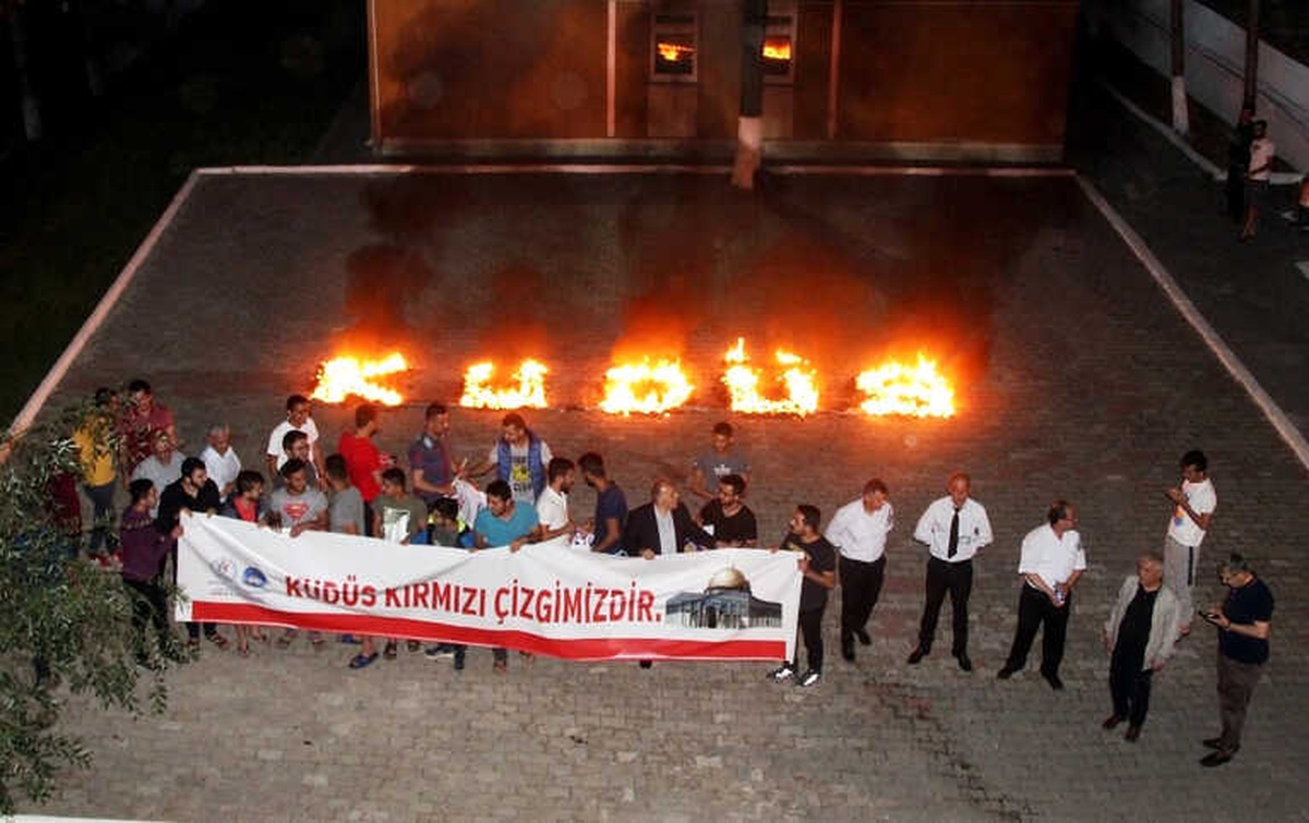 Muğla Kyk Gençlerinden Filistin\'e Destek