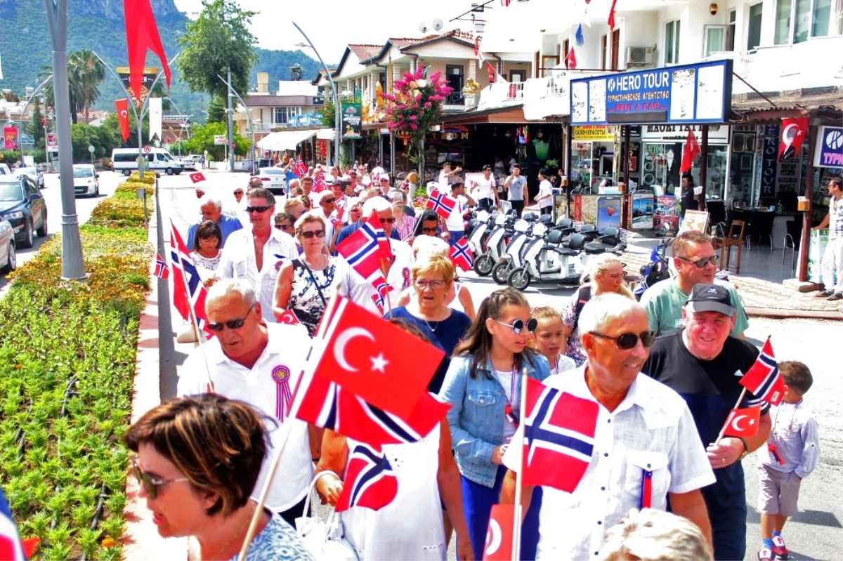 Norveç Milli Bayramı Kemer\'de Kutlandı