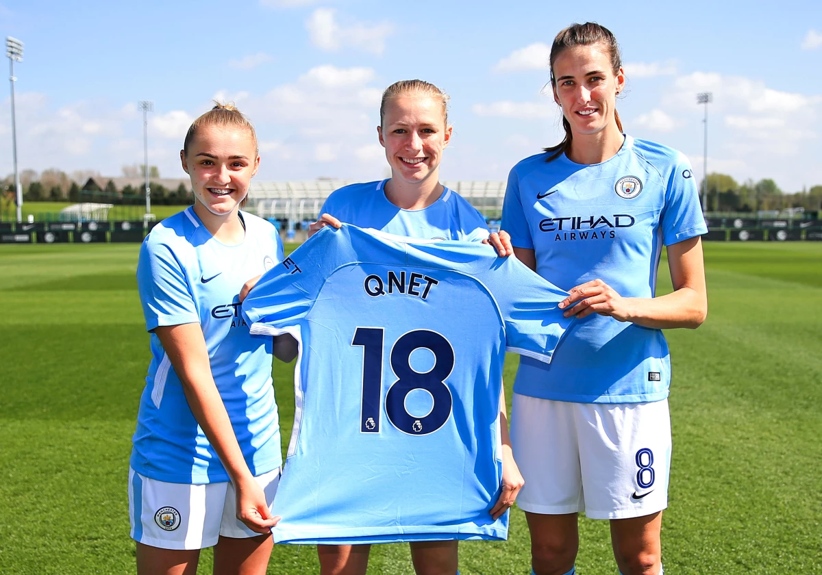 Qnet Manchester Cıty Kadın Futbol Takımının Da Sponsoru Oldu