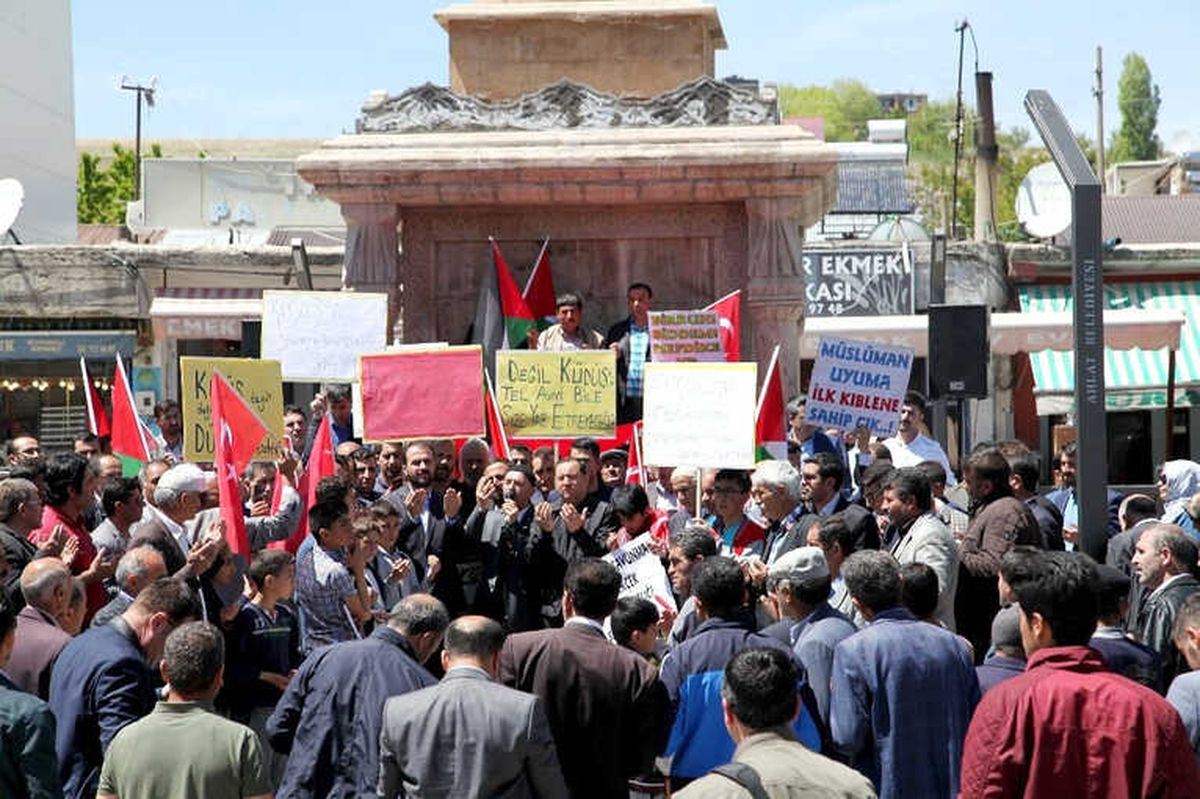 Ahlat\'ta "Kudüs" Protestosu