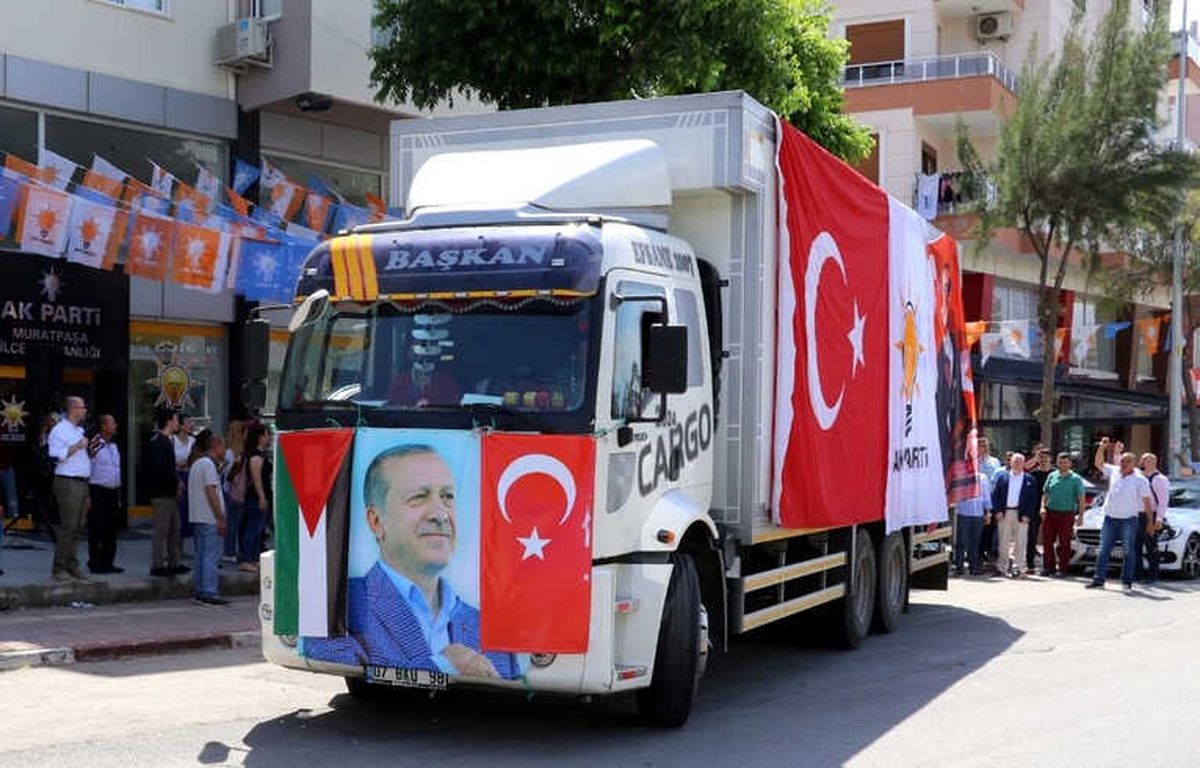 AK Parti\'den Kudüs\'e Yardım Tırı