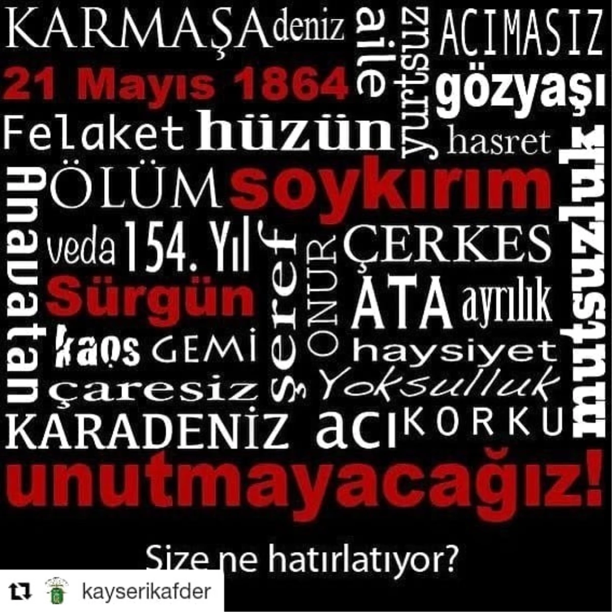 Çerkesler 154. Yılında Büyük Sürgün\'ü Anacak