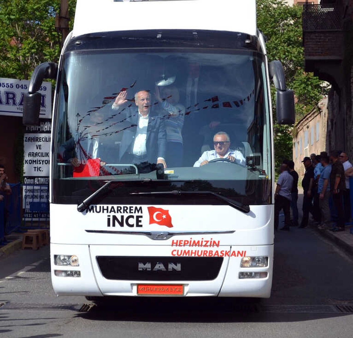CHP Cumhurbaşkanı Adayı ve Yalova Milletvekili Muharrem İnce Tekirdağ\'da