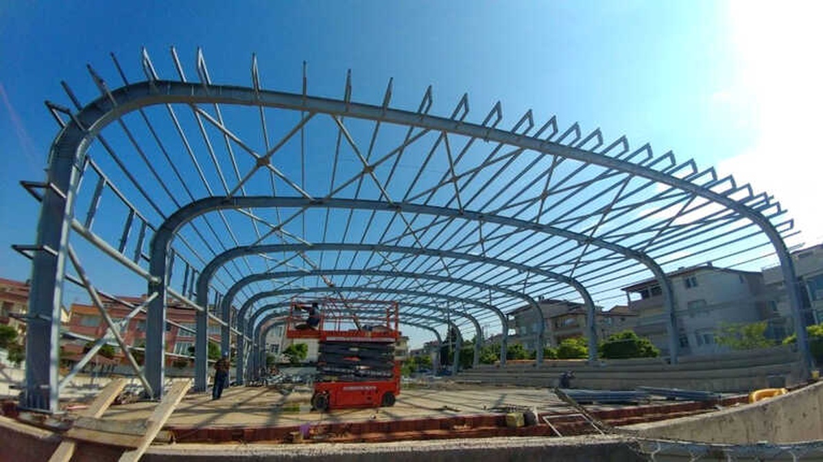 Darıca Bağlarbaşı Ortaokulu\'na Spor Salonu Geliyor