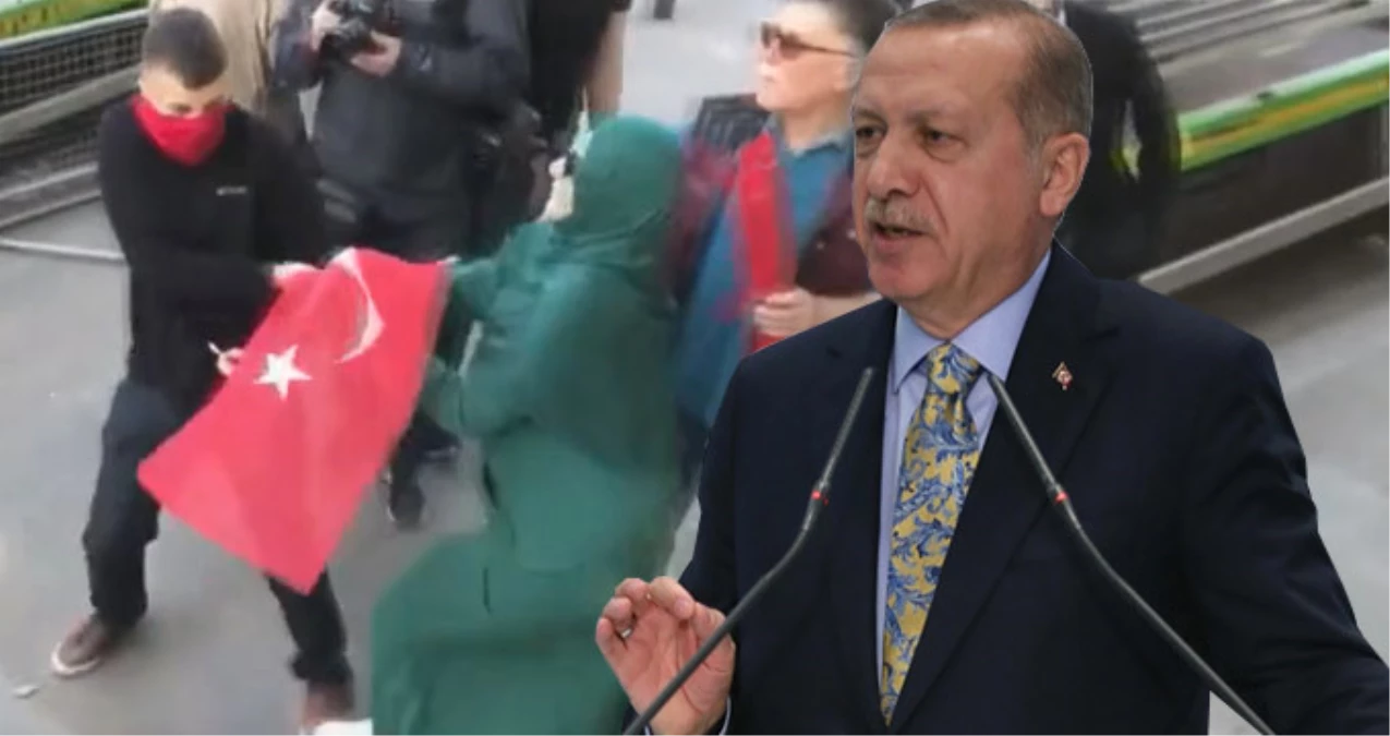 Erdoğan, İngiltere\'de Türk Bayrağını Teslim Etmeyen Kadın ile Telefon Görüşmesini Anlattı: Bu Asrın Nene Hatunu